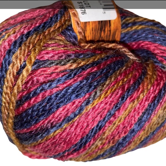 Fibra Natura Heaven Merino Wool Silk Worsted Yarn Flambé Pink Blue Yellow - Picture 4 of 12